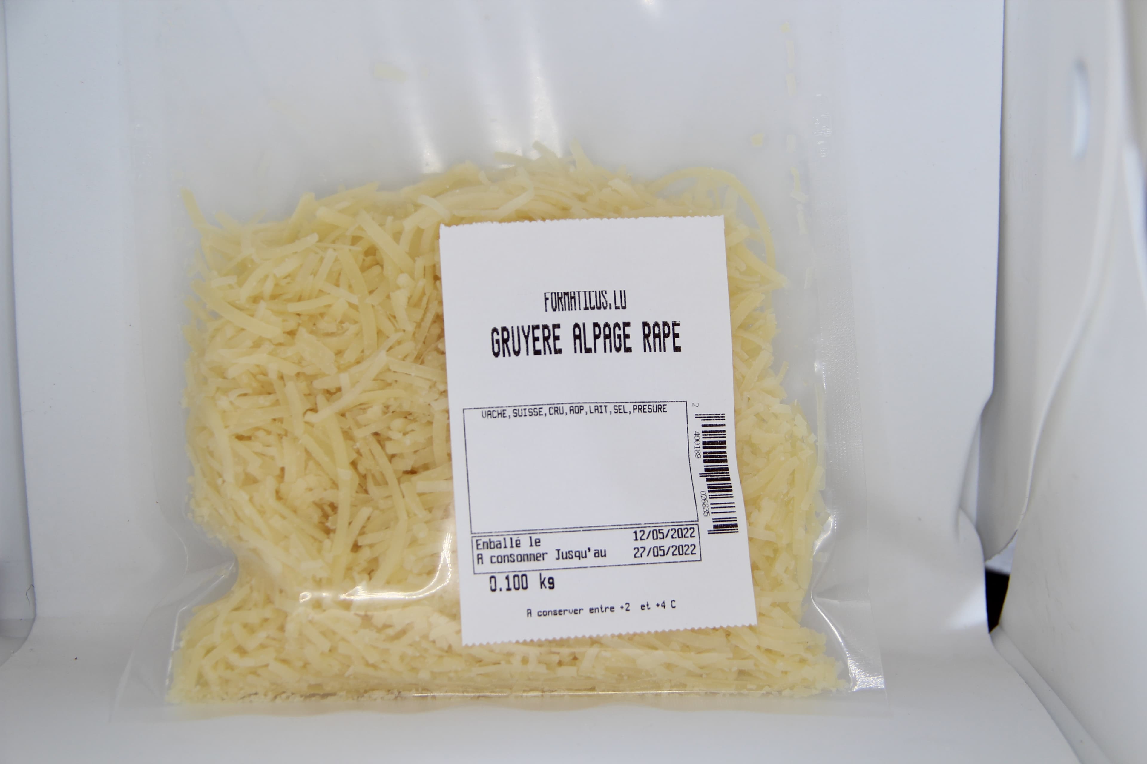 GRUYERE ALPAGE RAPE